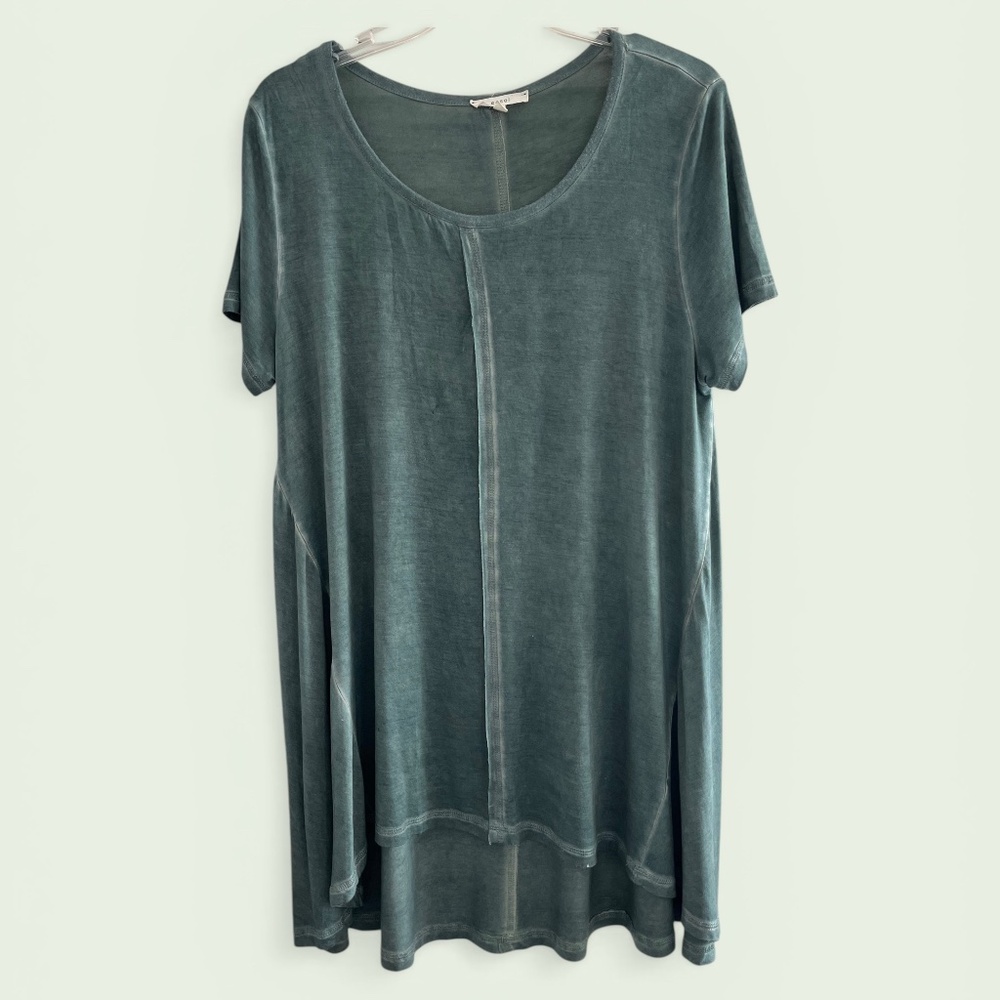 Easel Moss Green High Low Dress Size Small  NWOT